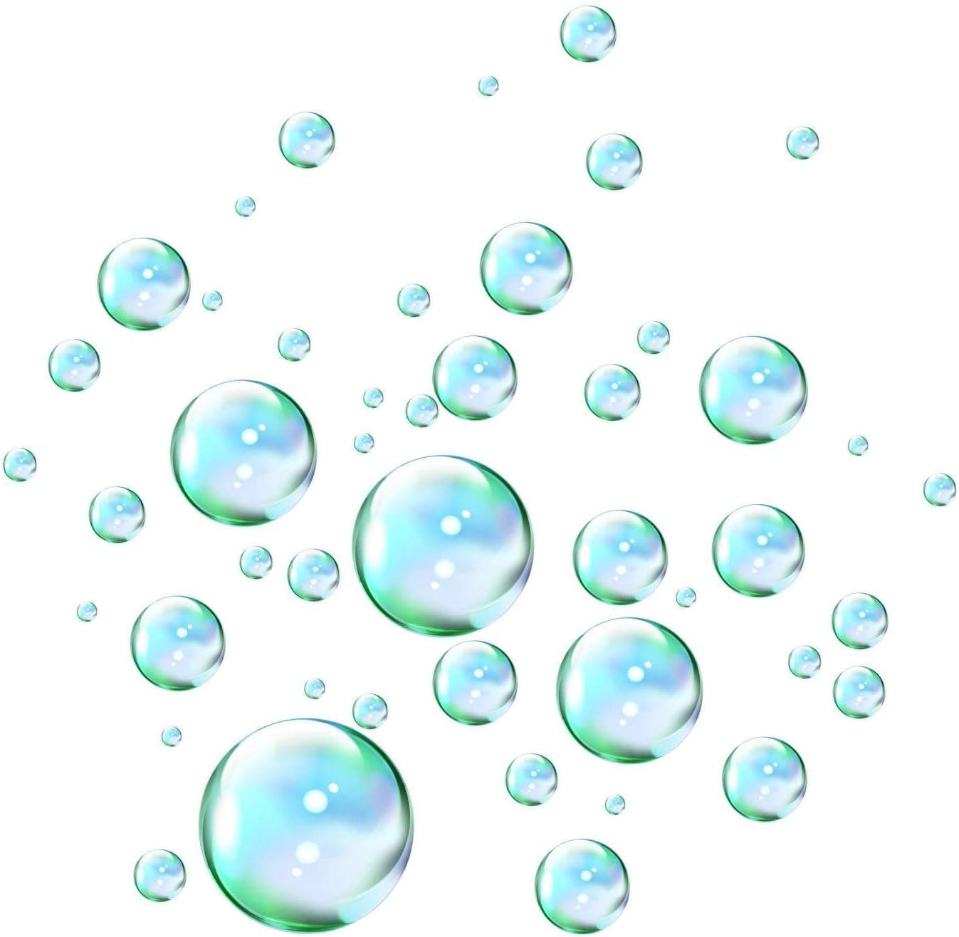 Wallmonkeys Liquid Bubbles Wall Decal Peel and Stick Graphic WM230841 (24 in H x 23 in W)