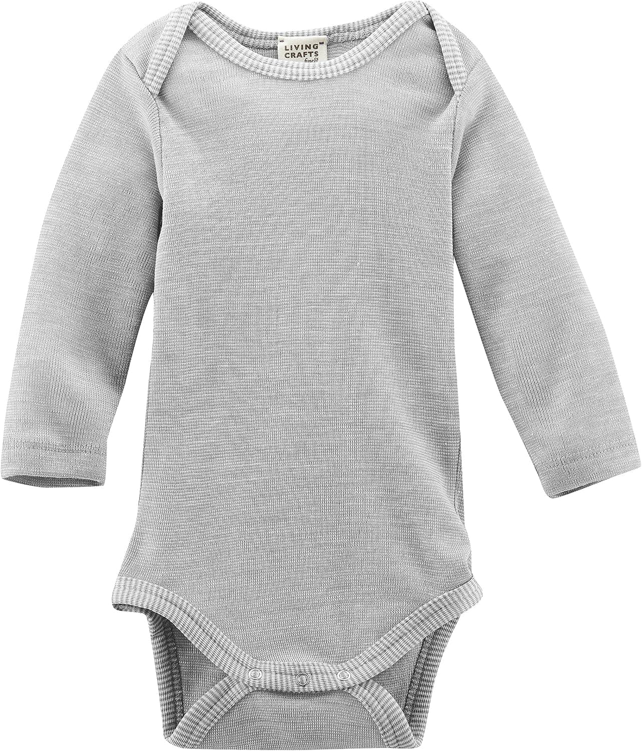 Organic Wool & Silk Long-Sleeved Onesie