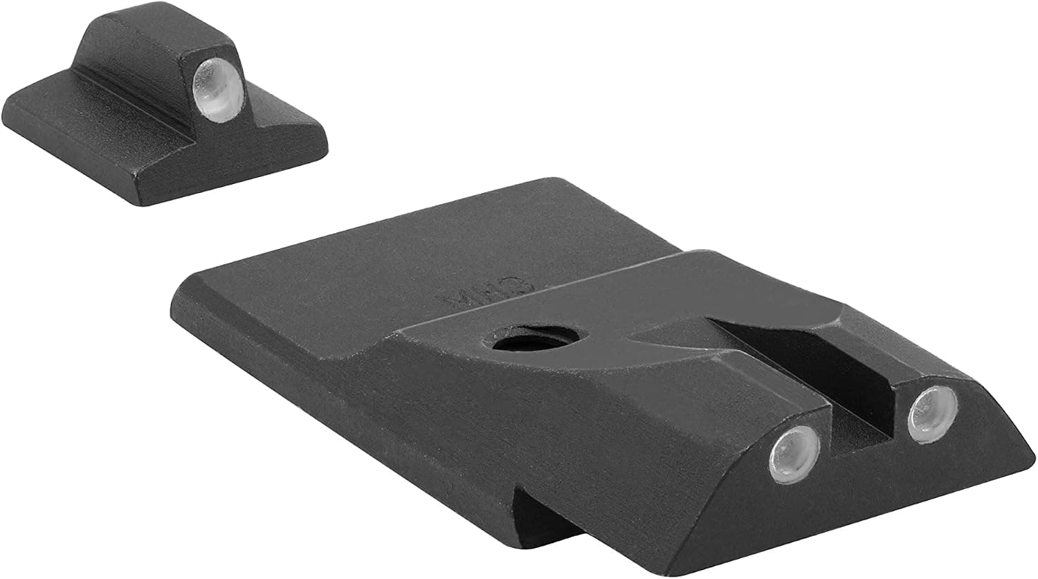 MEPROLIGHT MEPRO TRU-DOT Fixed tritium Day and Night Sights Compatible with Ruger, Tritium Dots