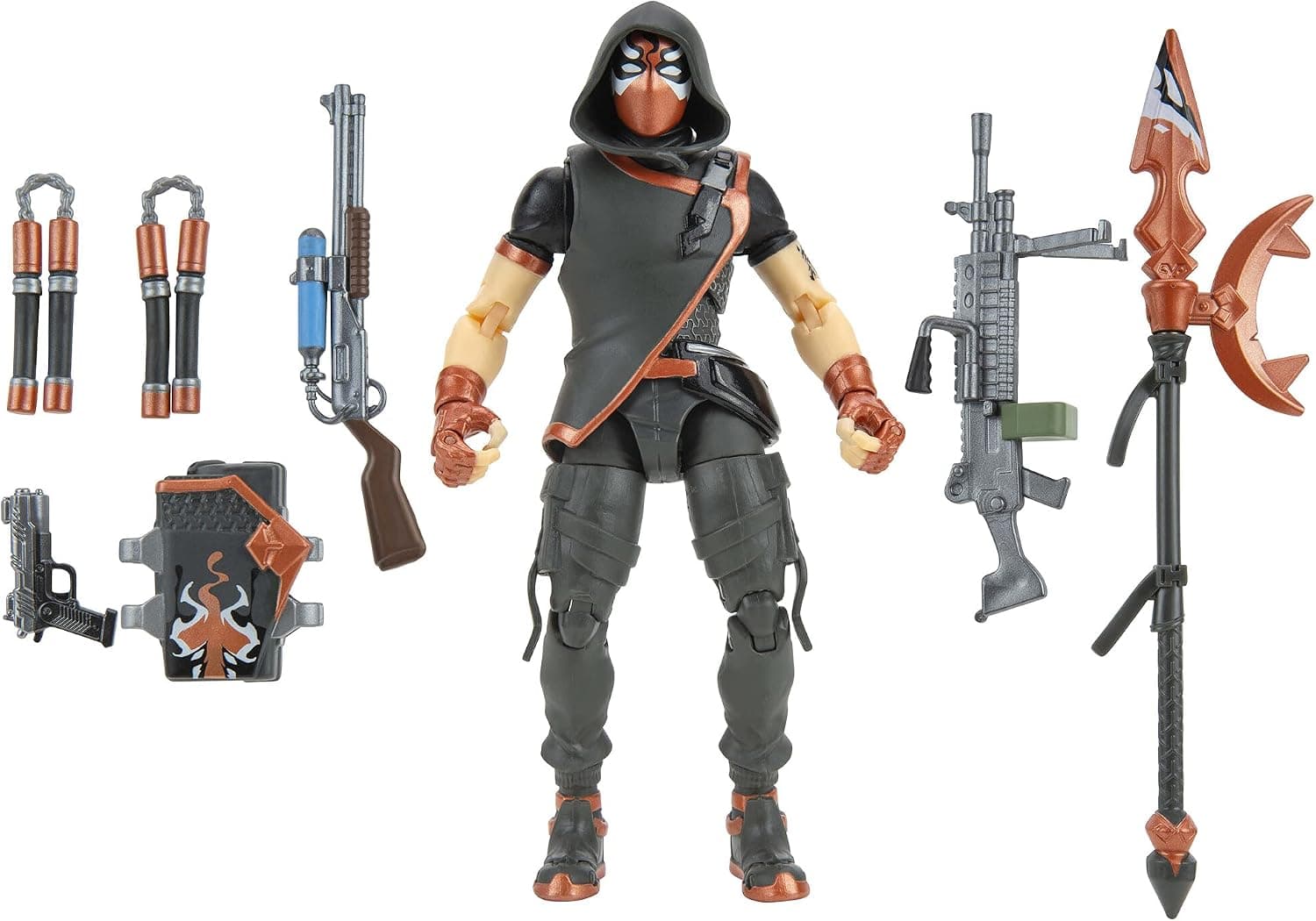 Fortnite Legendary Series Seeker 6-inch Highly Detailed Figure with Harvesting Tools, Weapons, and Back Bling. Other Styles Include Scuba Jonesy, Scratch, Vendetta and More
