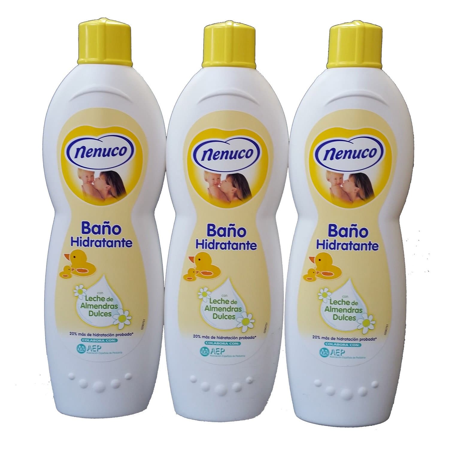 3 Nenuco Sweet Almonds Milk Moisturizing Bath Soap 25.4 oz./750ml