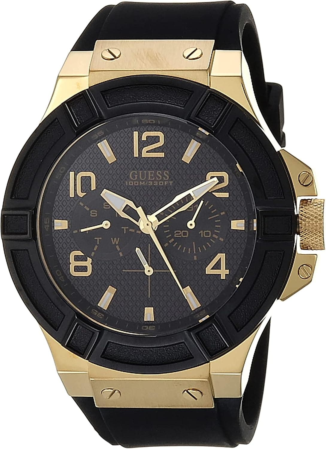 GUESS 45MM Silicone Sport Watch
