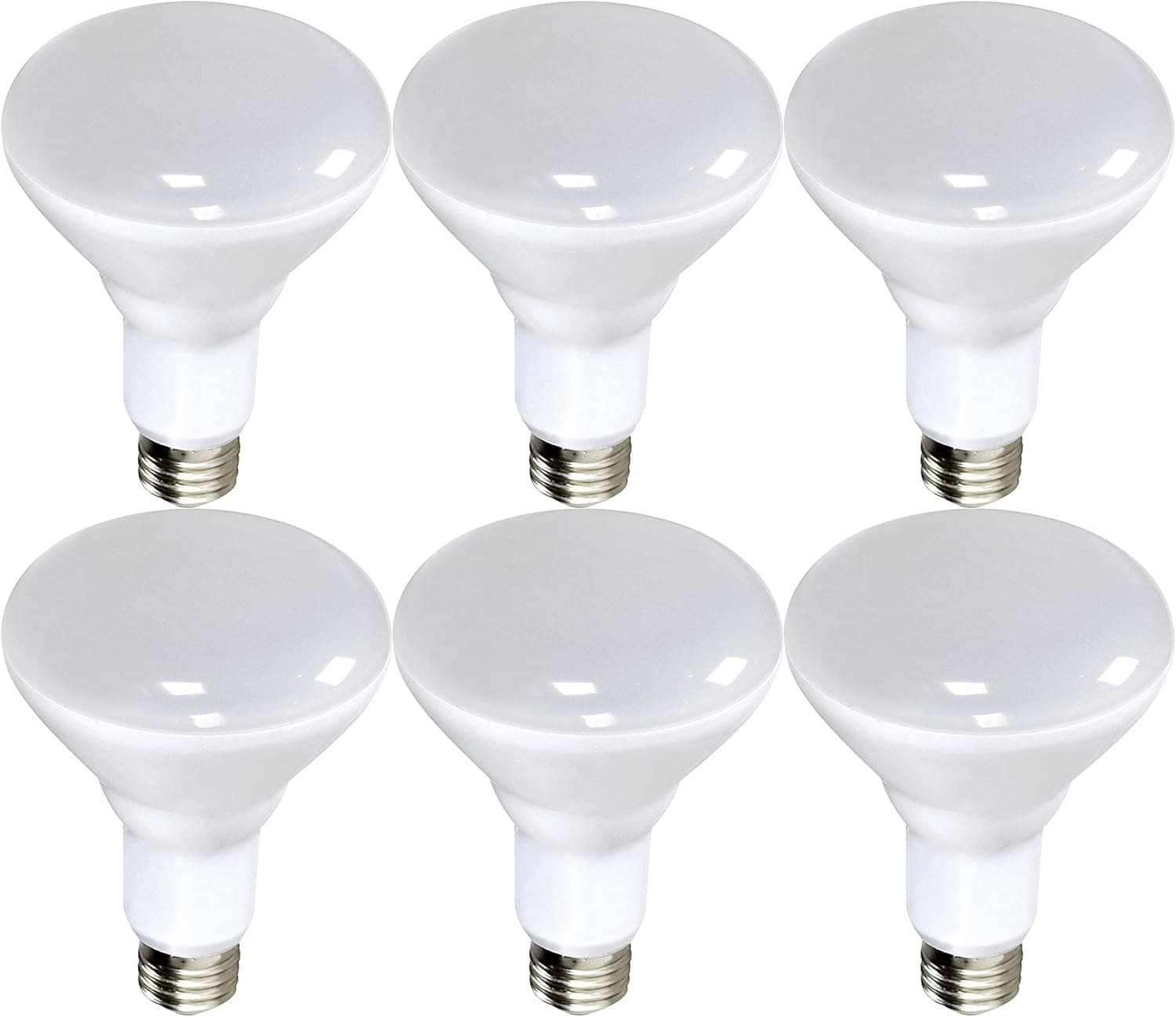 Satco S9022 Medium Light Bulb in White Finish, 5.13 inches, 6 Count (Pack of 1), Frosted