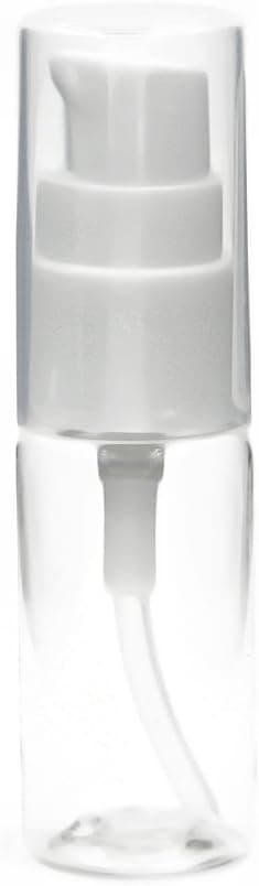 AngelaKerry Lotion Emulsion Pump Bottle Plastic Serum Travel Mini Portable Empty,15ml,Pack of 2pcs