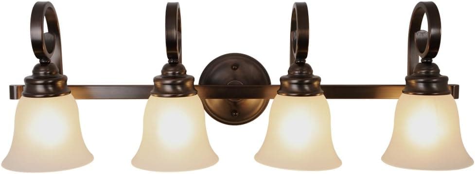 Monument 617276 Sanibel Vanity Fixture, Oil Rubbed Bronze, 32-1/2 In.
