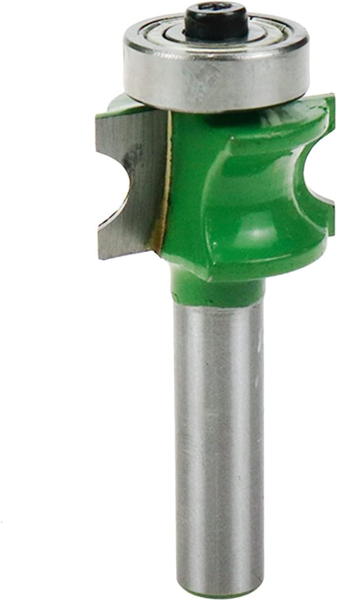 Rannb Bullnose Router Bit 1/8" Radius Half Round Bearing Cutting Bits Bullnose round nose bits