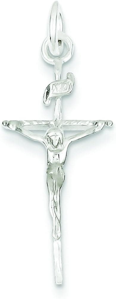 Sterling Silver Inri Crucifix Pendant