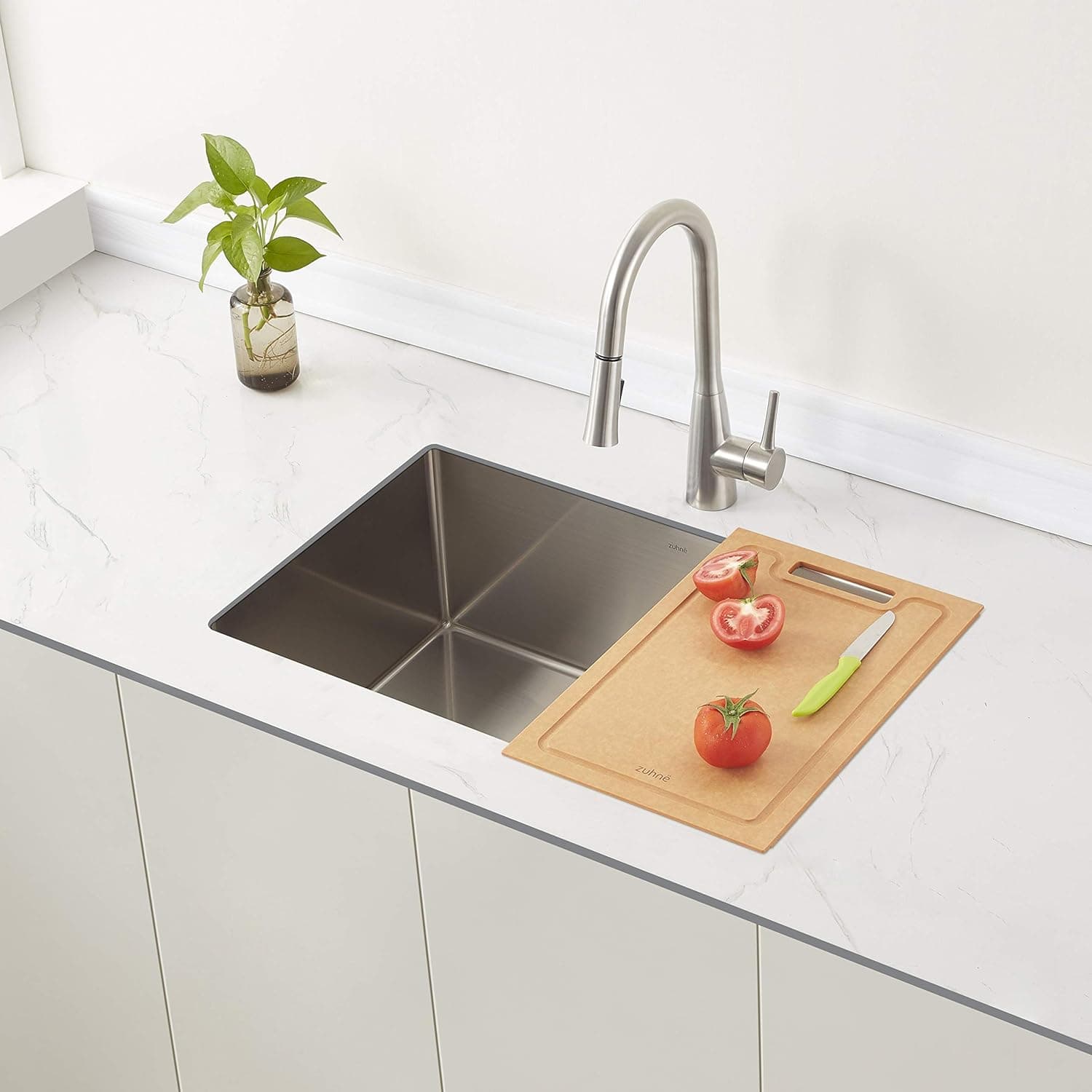 Reeva Over-the-Sink Large Cutting Board for Undermount or Drop-In Kitchen Sink