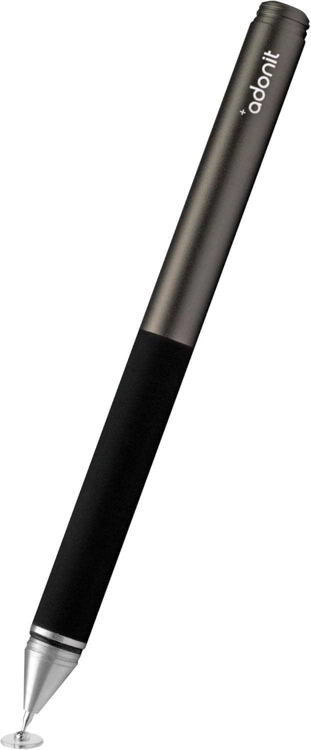 Adonit Jot Pro Fine Point Precision Stylus for iPad, iPhone, Android, Kindle, Samsung, and Windows Tablets - Gun Metal [Previous Generation]