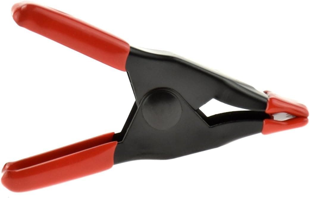 SE 2" Black/Red Metal Clamp - 325SC2B