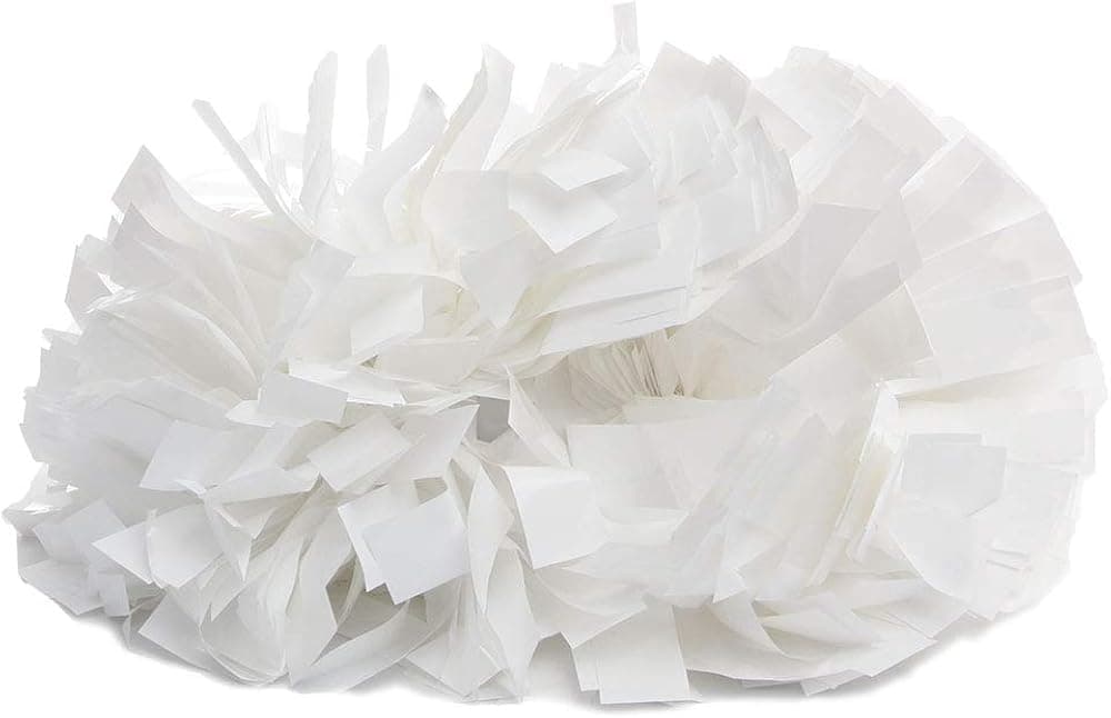 4 Inch Solid Vinyl Pom for Dance & Cheerleading