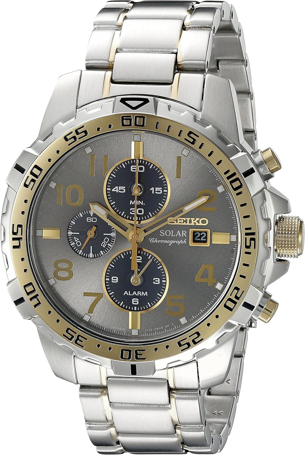Seiko Men's SSC304 Analog Display Analog Quartz Two Tone Watch