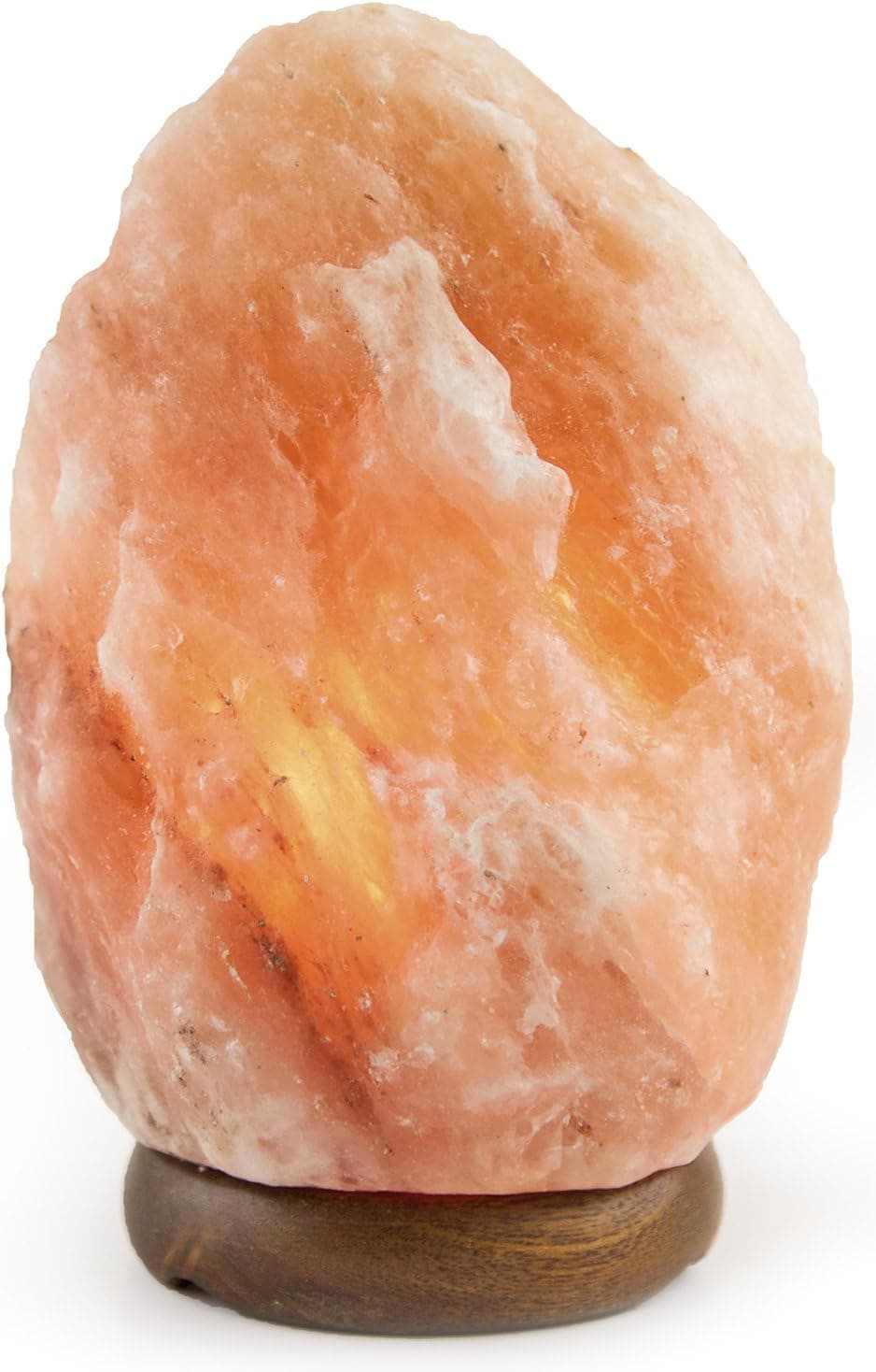 Natural Himalayan Salt Lamp with Bulb, Dimmer Cord