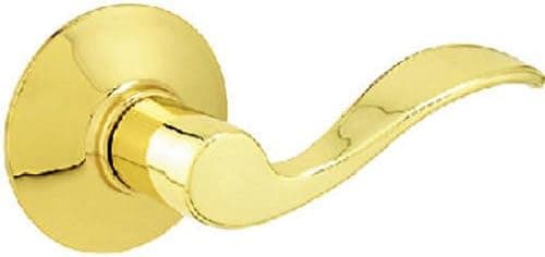 SCHLAGE Lock F170V Accent 605 RH Dummy Lockset, Brass