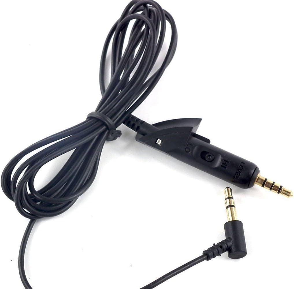 Replacement Audio Cable Cord For Bose QuietComfort 15 QC 15 Headphone (No Mic)