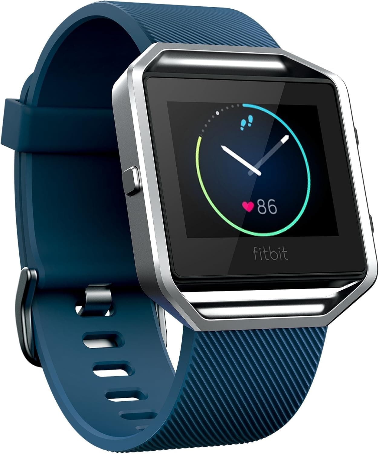 Fitbit Blaze Smart Fitness Watch, Blue, Small (Renewed)