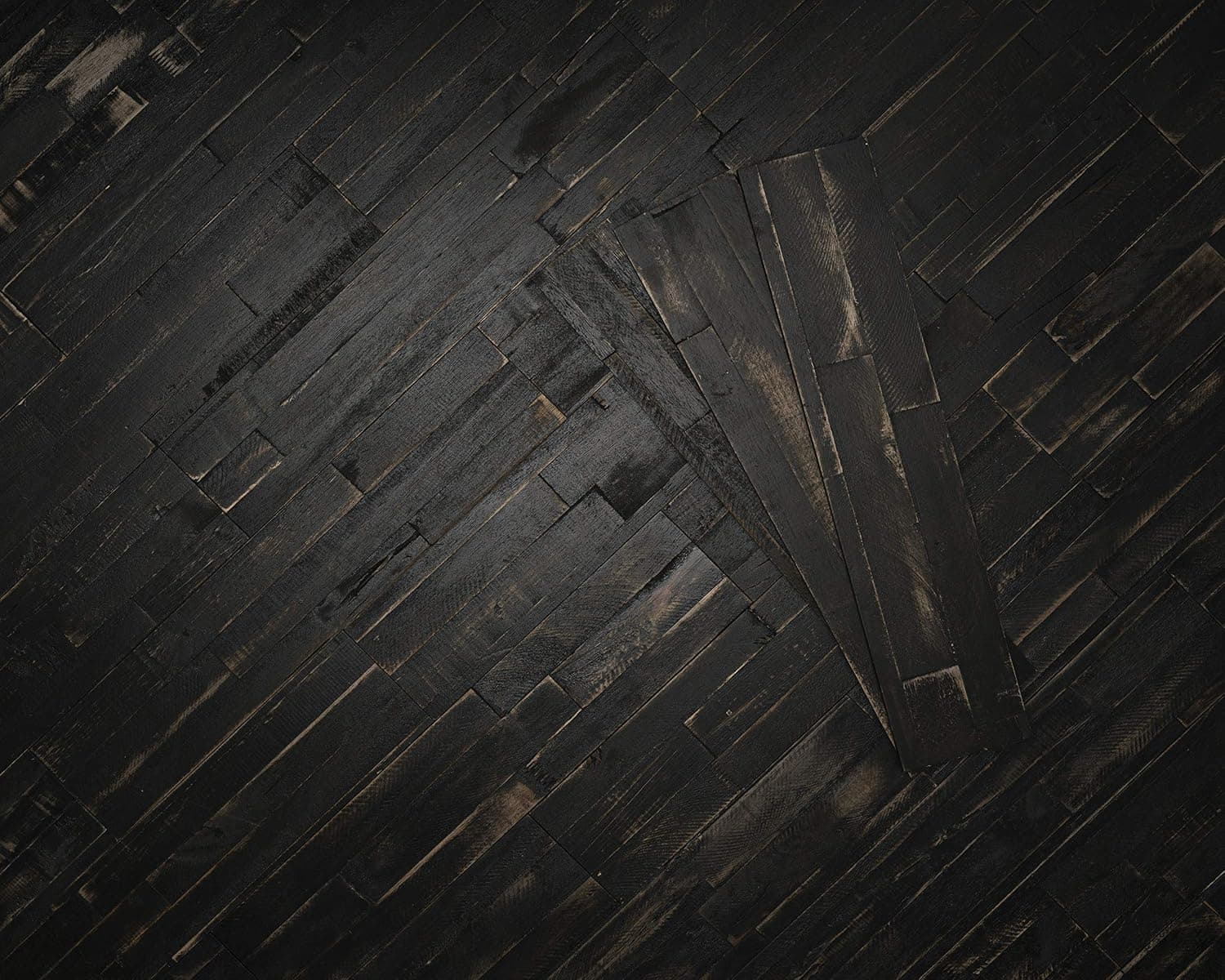mywoodwall Non-Toxic DIY Wood Wall Paneling Arcadian Collection, Timeless Design, 100% FSC Certified Real Wood, Peel/Press Easy Installation, Deep Space, 10.5 sqf (13 Panels - 23-5/8" x 4-7/8")