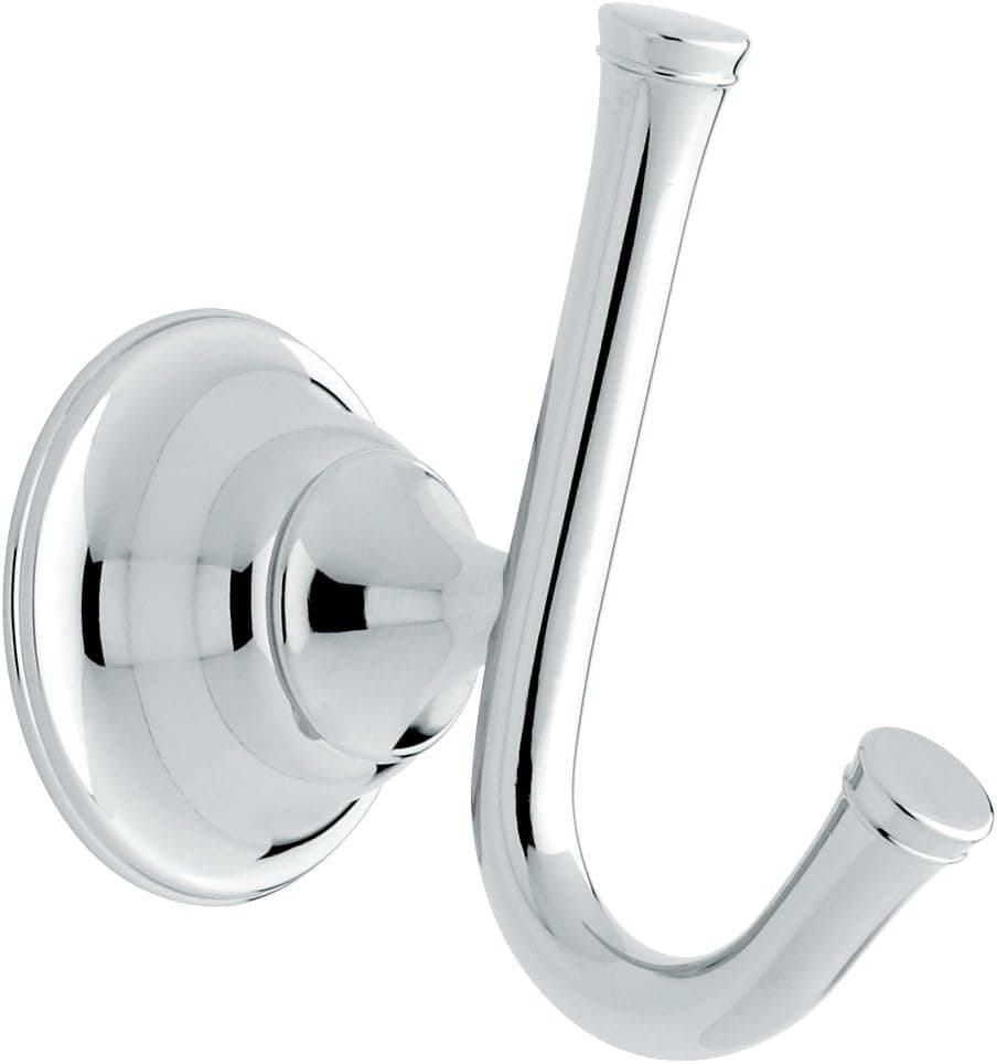 Franklin Brass 123081 Palladium, Bath Hardware Accessory, Double Robe Hook