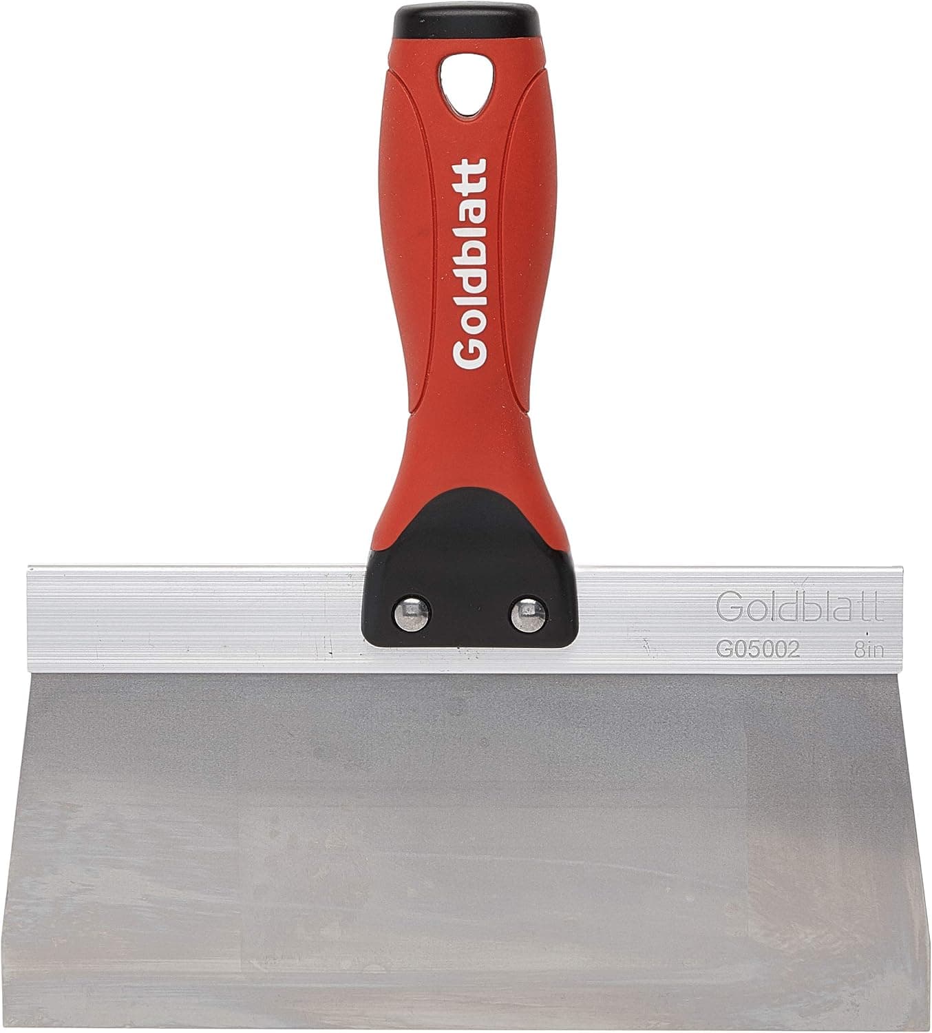 Goldblatt® G05002 Soft Grip Handle Stainless-Steel Drywall Taping Knife, 8"