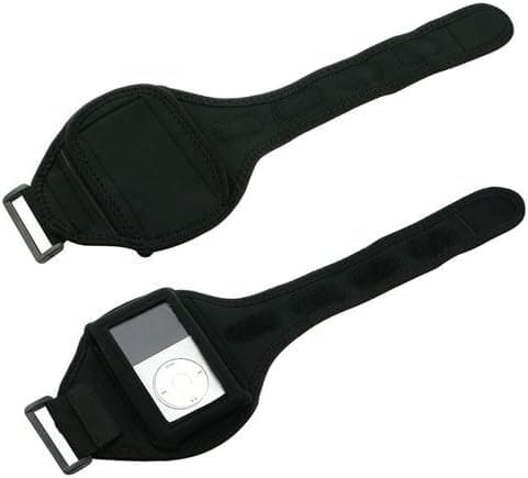 Black Neoprene Sporty Armband for iPod Video/Classic 80GB/120/160GB Model MP3 Players