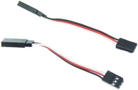 Redcat Racing Rer11417 Extensions For ESC & Servo (2Pcs), Black