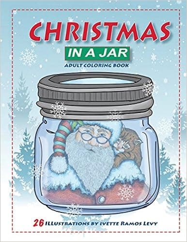 Christmas in a Jar: Coloring Book for Adults
