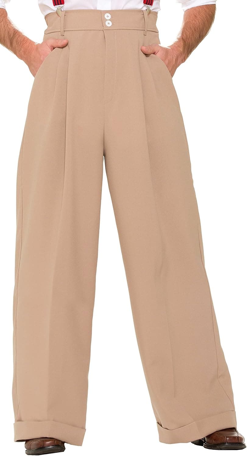 Forum Novelties Men's Roaring 20's Deluxe Plus Pants