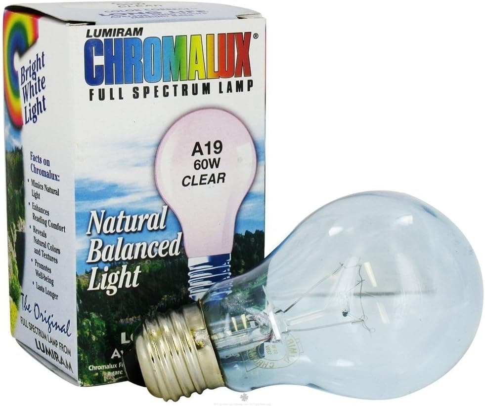 Chromalux Light Bulb Clear 60W 60W Blb2