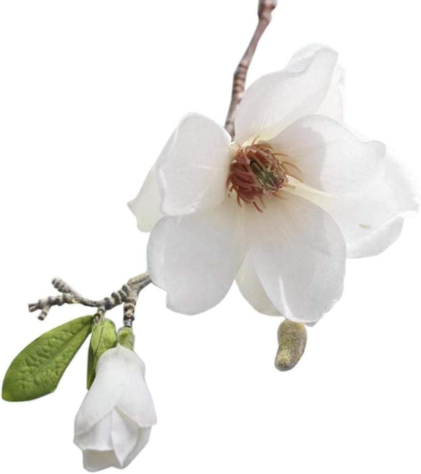 Drfoytg Clearance，Artificial Flowers Home Decor Fake Flower Magnolia Artificial Fake Flowers Bouquet Wedding Hotel Office Party Decoration Pink (A)