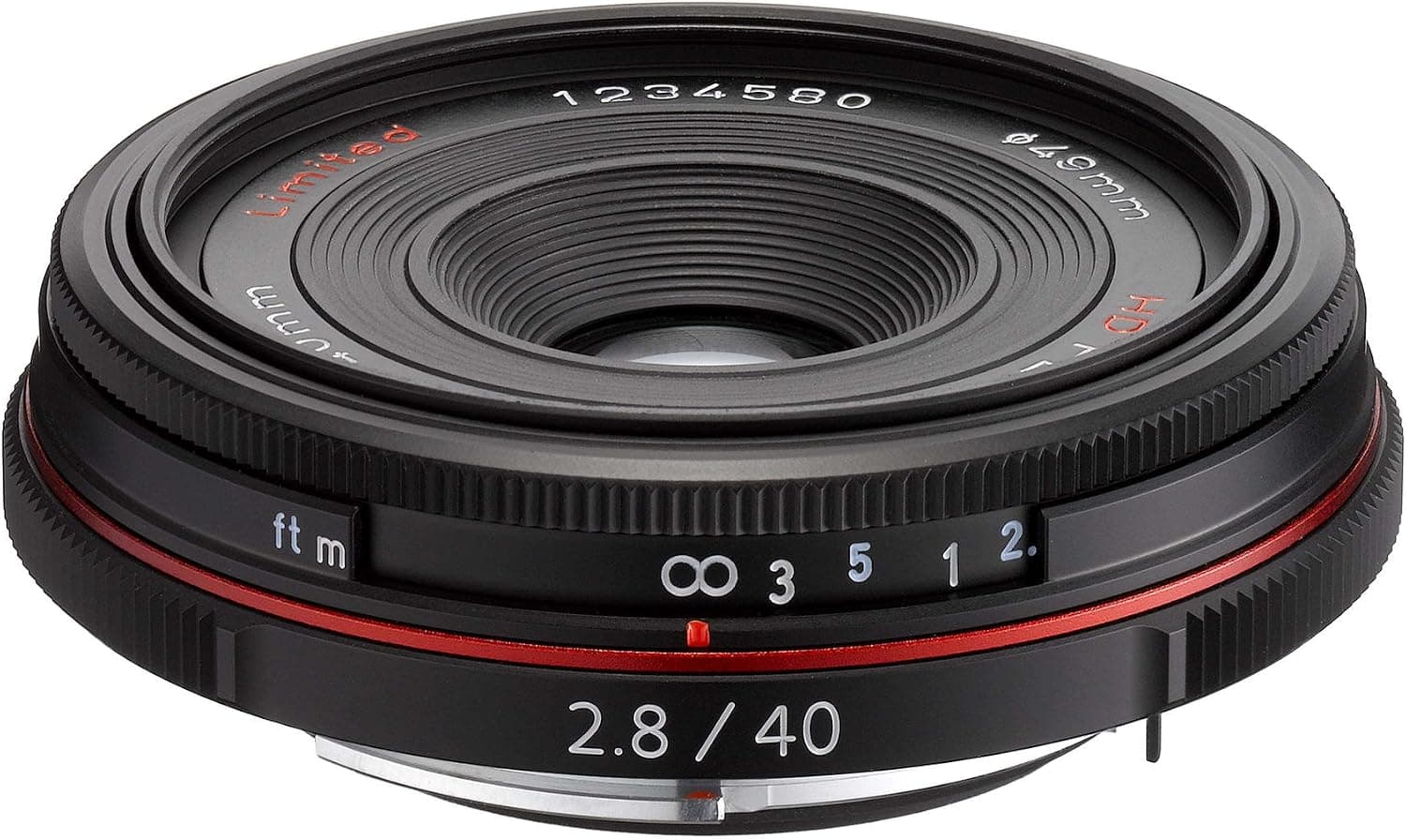 Pentax K-Mount HD DA 40mm f/2.8 40-40mm Fixed Lens for Pentax KAF (Limited Black)