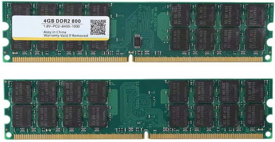 DDR2 RAM 8GB (2 X 4GB) 240 PIN 800Mhz AMD DIMM Desktop Memory 1.8V