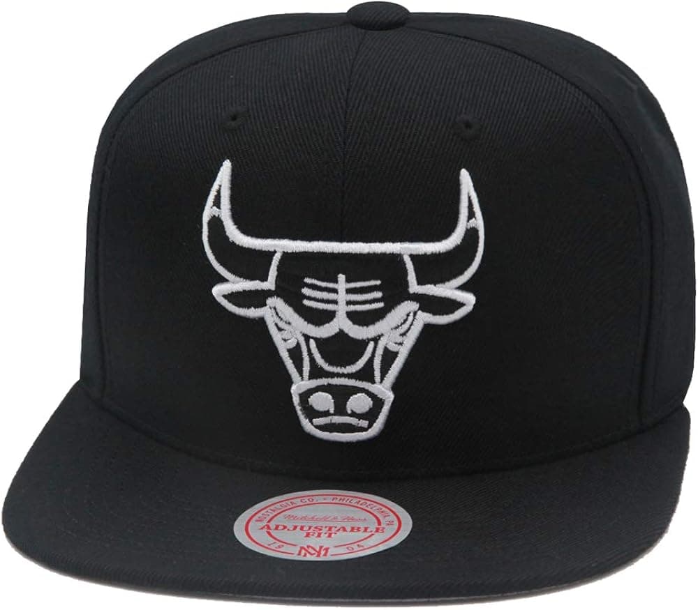 Mitchell & Ness Wool B/W Snapback CHI Bulls MM18155 Black