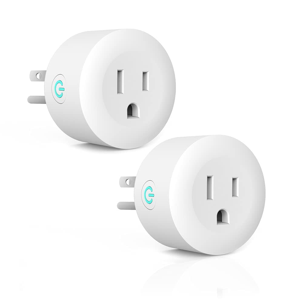 Smart Plug,LUNTAK Zigbee Switch That Work with Alexa Google Home ST Echo Plug,10A Zigbee Outlet Repeater Remote Control Your Home Appliances, Works as a Range Extender(Hub Required) (2pack）