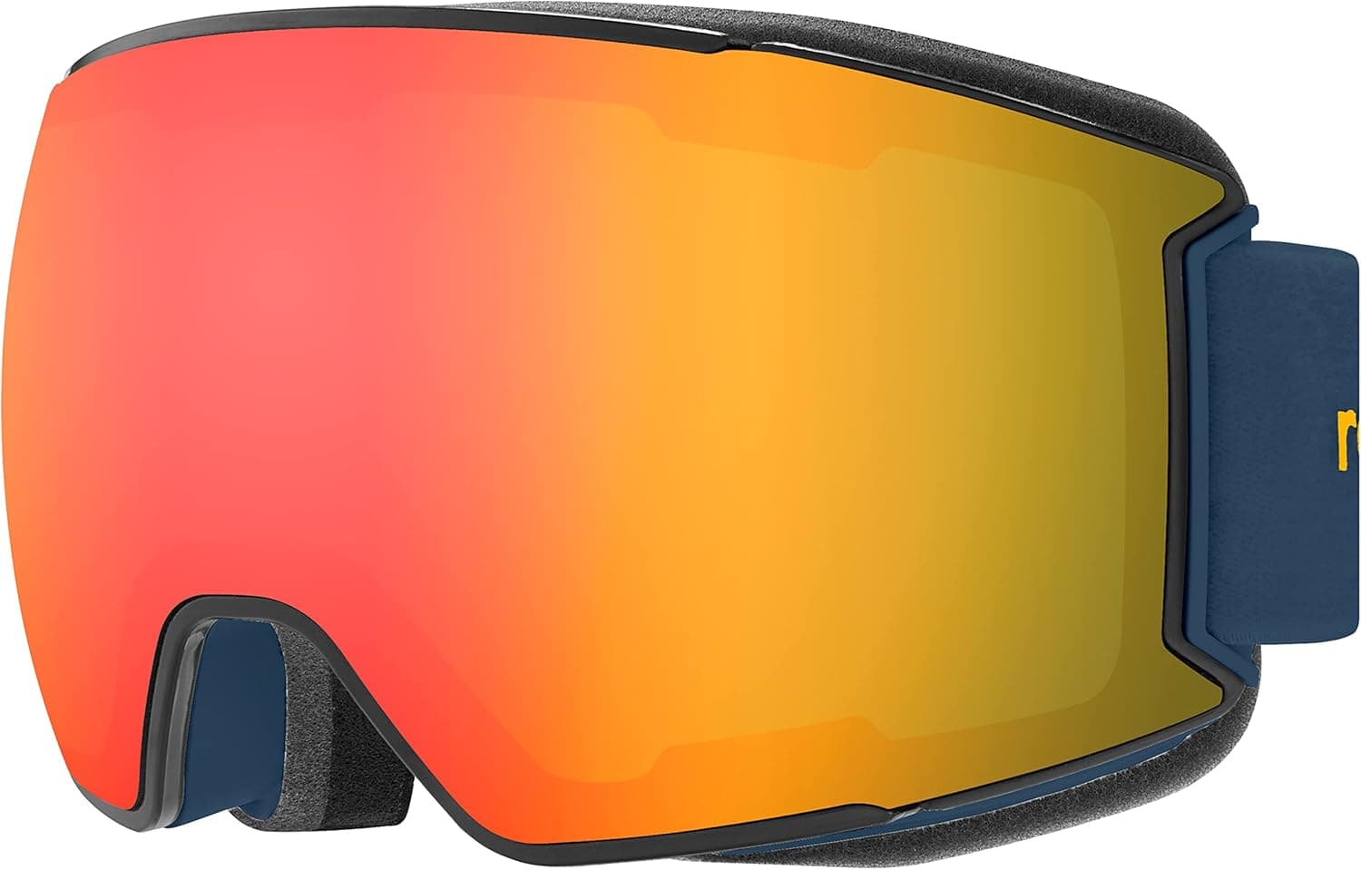 Retrospec Zenith Ski & Snowboard Snow Goggles for Men and Women with Toric Lens - OTG (Over the Glasses) Design and 100% UV Protection for Skiing and Snowboarding