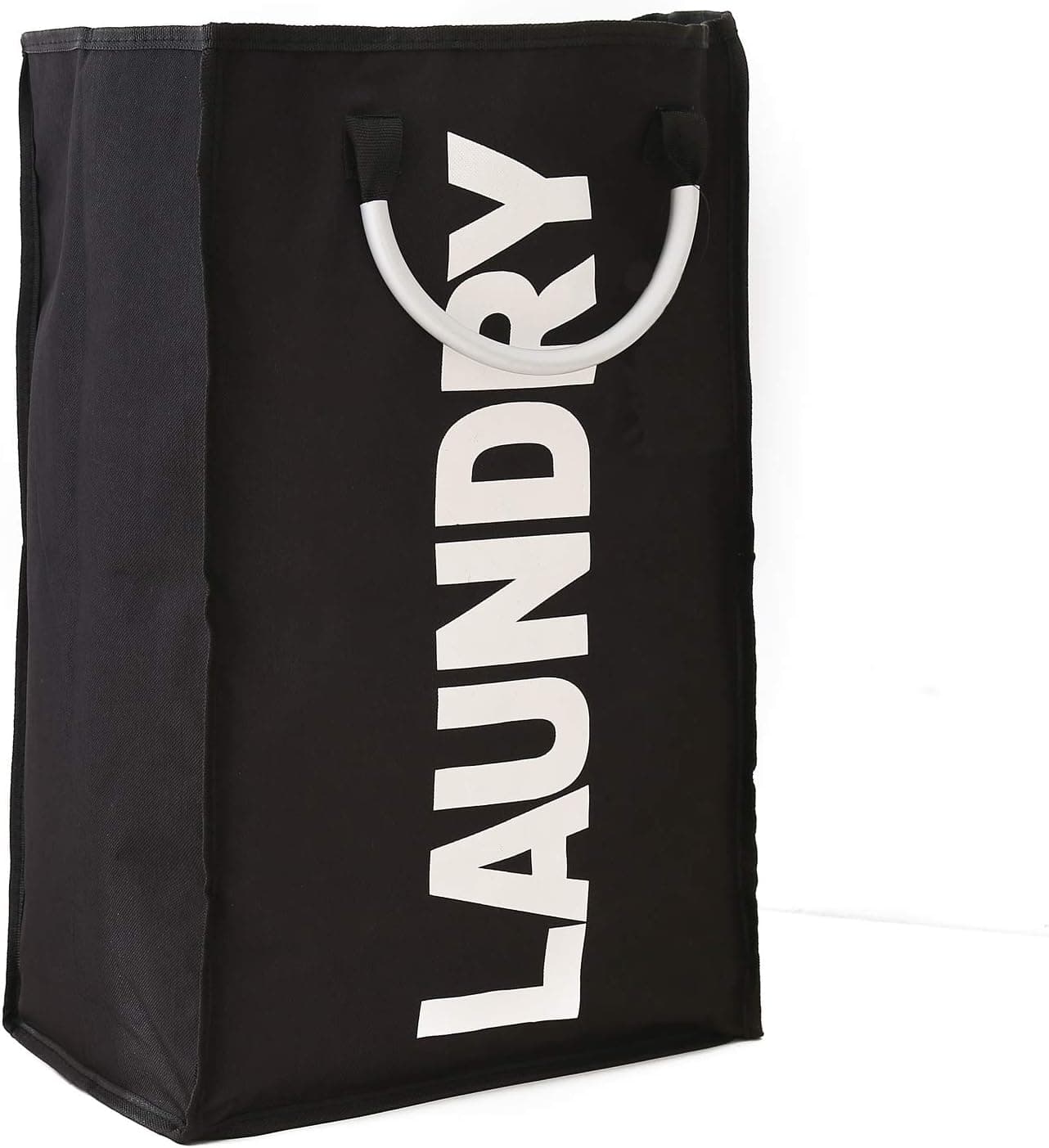 Collapsible waterproof Laundry Hamper，YINGZEN Dirty Clothes Laundry Basket with Handles, Durable Oxford Fabric Foldable Portable Storage Basket,45L