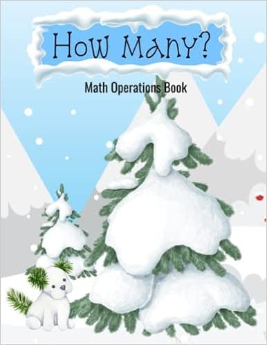 How Many?: Math Operations Book Winter For Prekindergarten to First Grade
