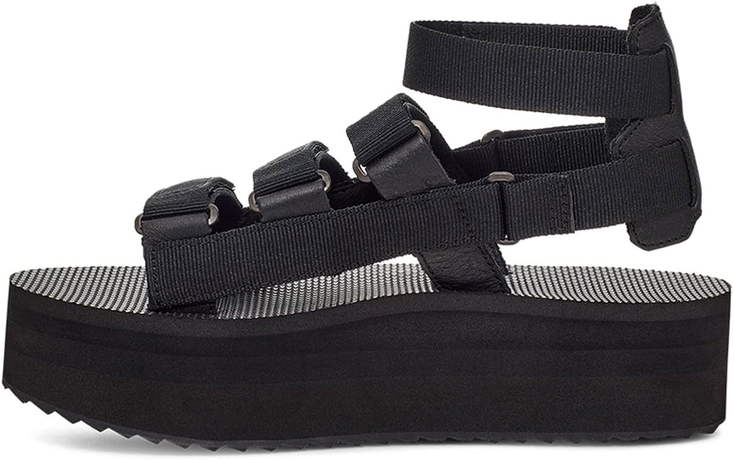 Teva Women's Flatform Mevia Adjustable Quick-Drying Casual Sandals Flat