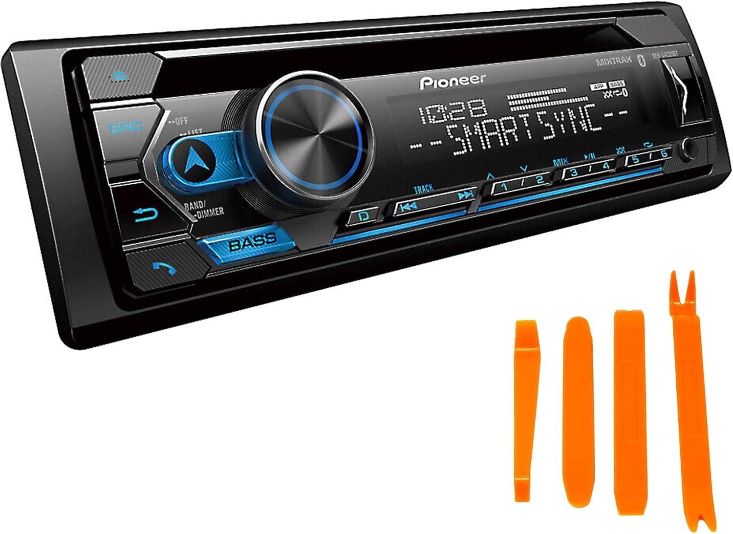 Pioneer DEH-S4220BT - in-Dash - Amazon Alexa, Pioneer Smart Sync App, Bluetooth, Android, iPhone - A