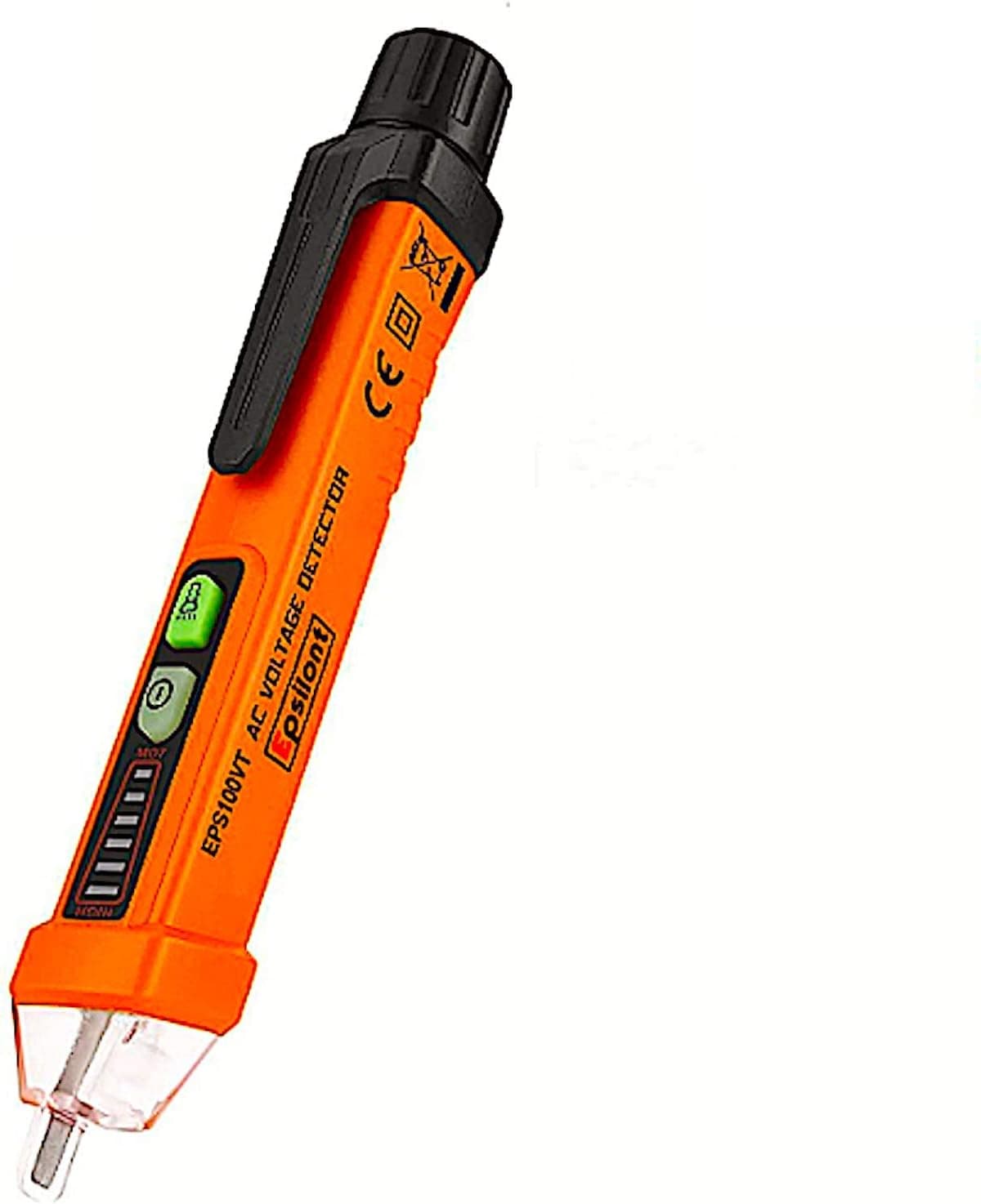 Voltage Tester Sensitivity Adjustable Induction Non-contact Tester Circuit Break Detection AC，LCD Display, LED Fashlight, Buzzer Alarm, Dual Range 12V-1000V / 48V-1000V and Live/Zero Line Judgment