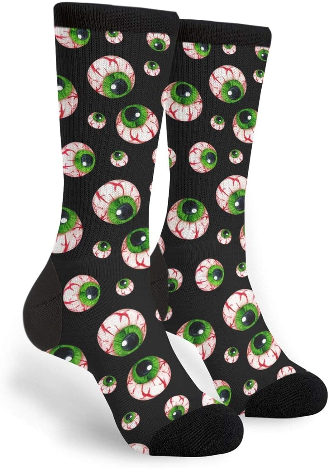 Yaateeh High Ankle Crew Socks Casual Mid Calf Dress Socks Long Tube Socks For Men Women