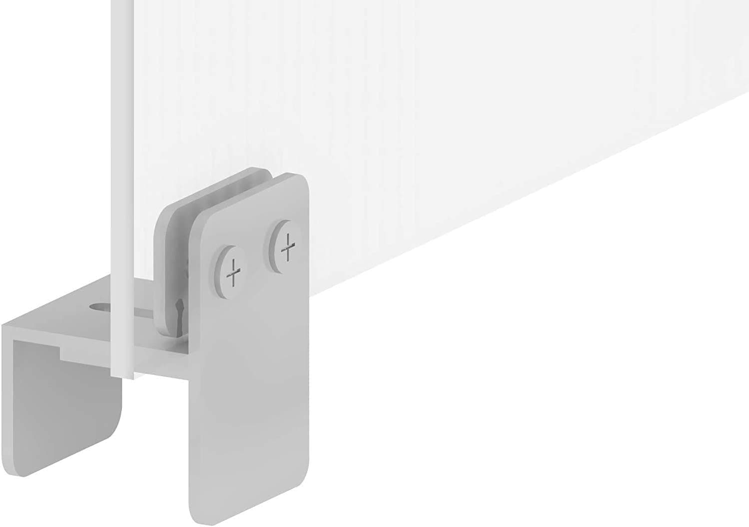 Acrylic Plastic Shield Adjustable Bracket for Cubicle Panel Extenders - Bracket Only
