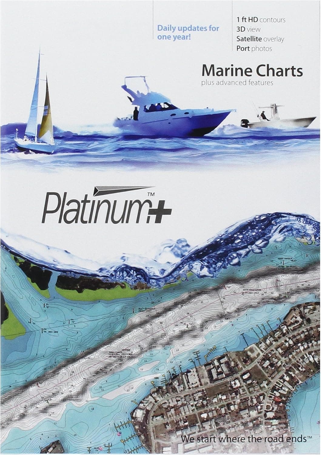 Navionics Platinum Plus 632P+ Central and South Florida Marine Chart on SD/MSD