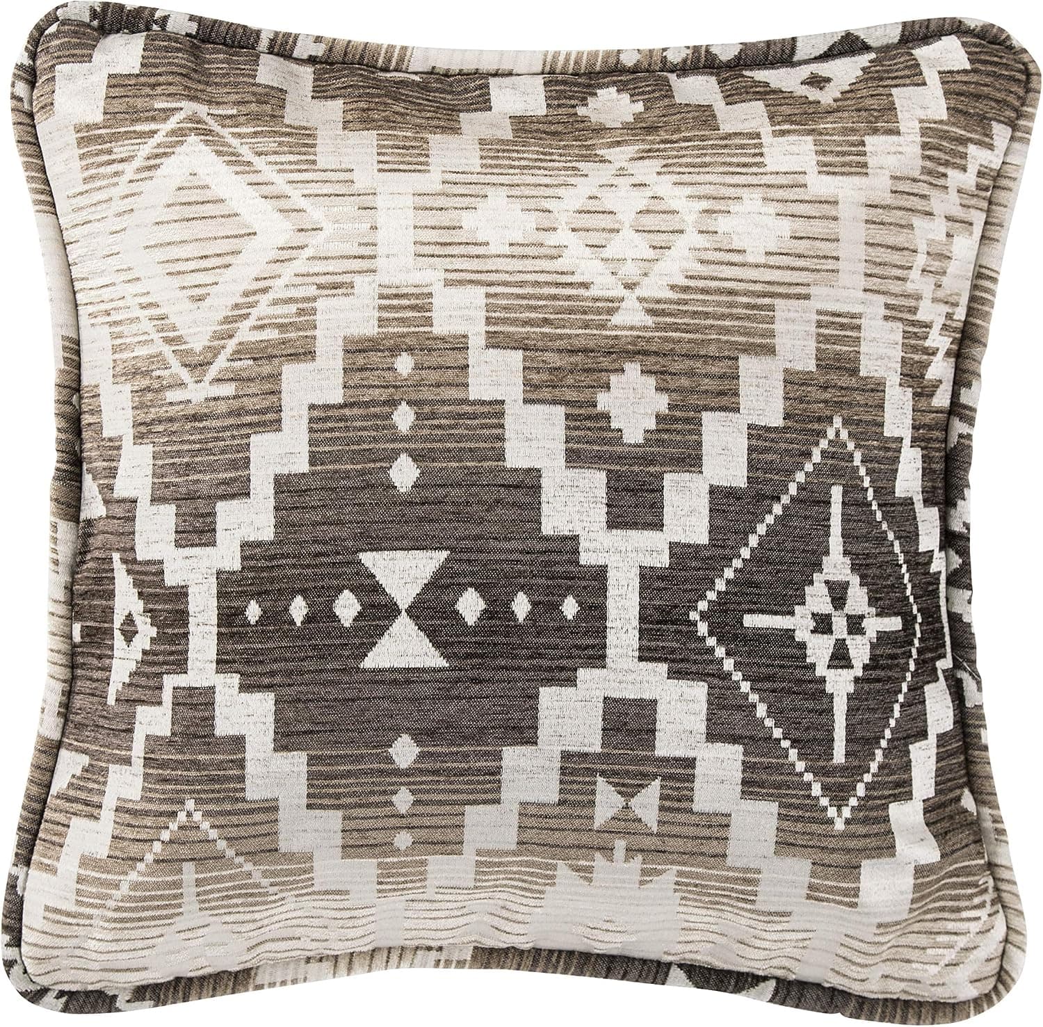 Paseo Road by HiEnd Accents | Chalet Aztec Decorative Throw Pillow, 18x18 inch, Southwestern Rustic Cabin Lodge Style Luxury Bedding