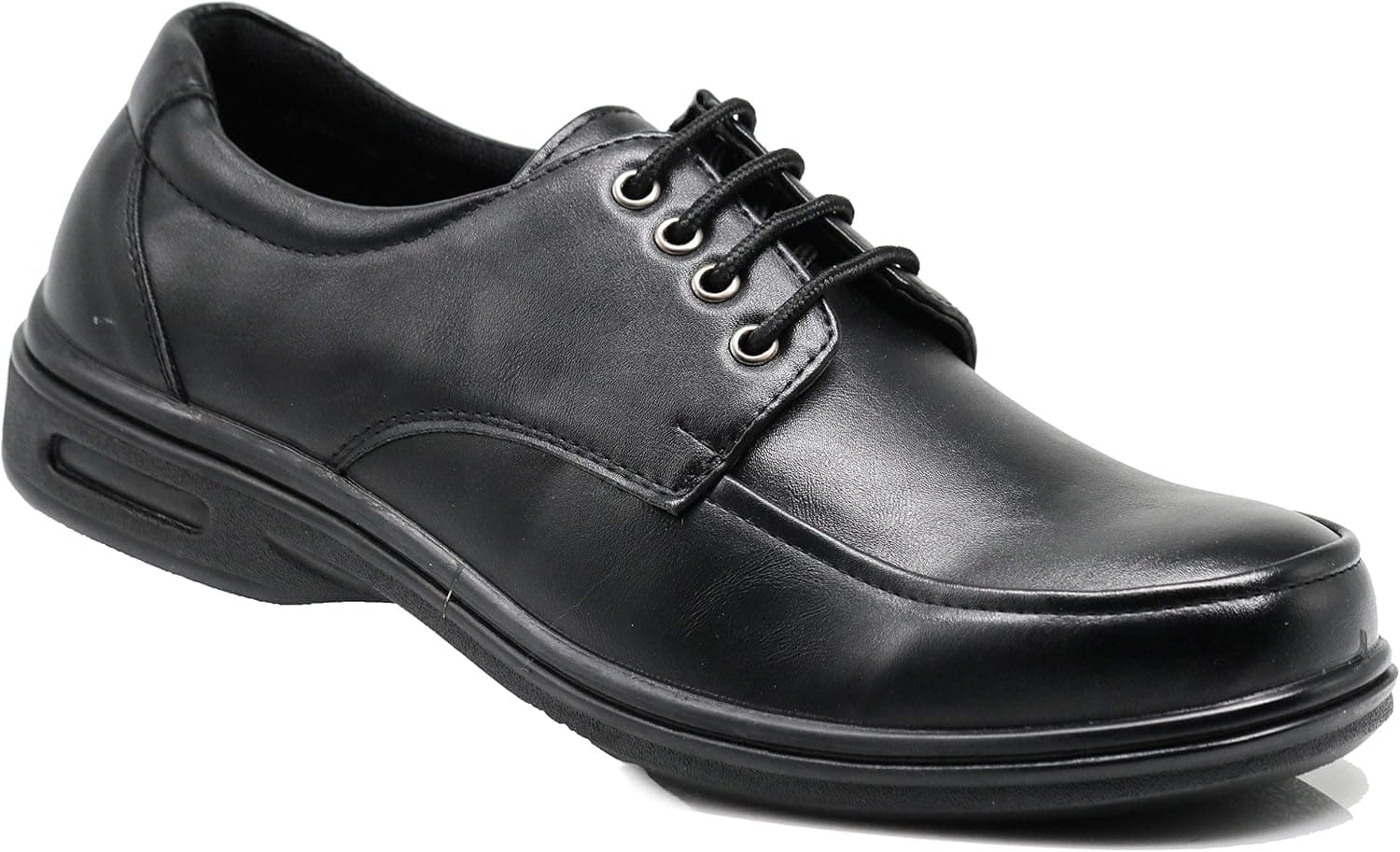 AL Mens Black Oil Resistant Professional Industrial Anti Slip Restaurant Rubber Air Sole Working Comfy Shoes