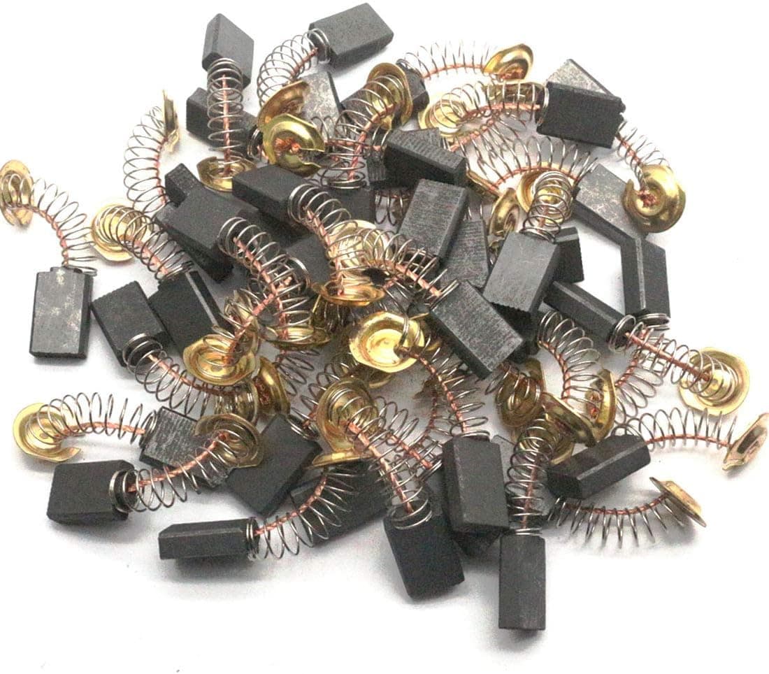 LDEXIN 40Pcs CB303 Carbon Brush Electric Motor Carbon Brushes Replacement for Power Tool, 5/8” x 7/16” x 3/16” / 16mm x 11mm x 5mm