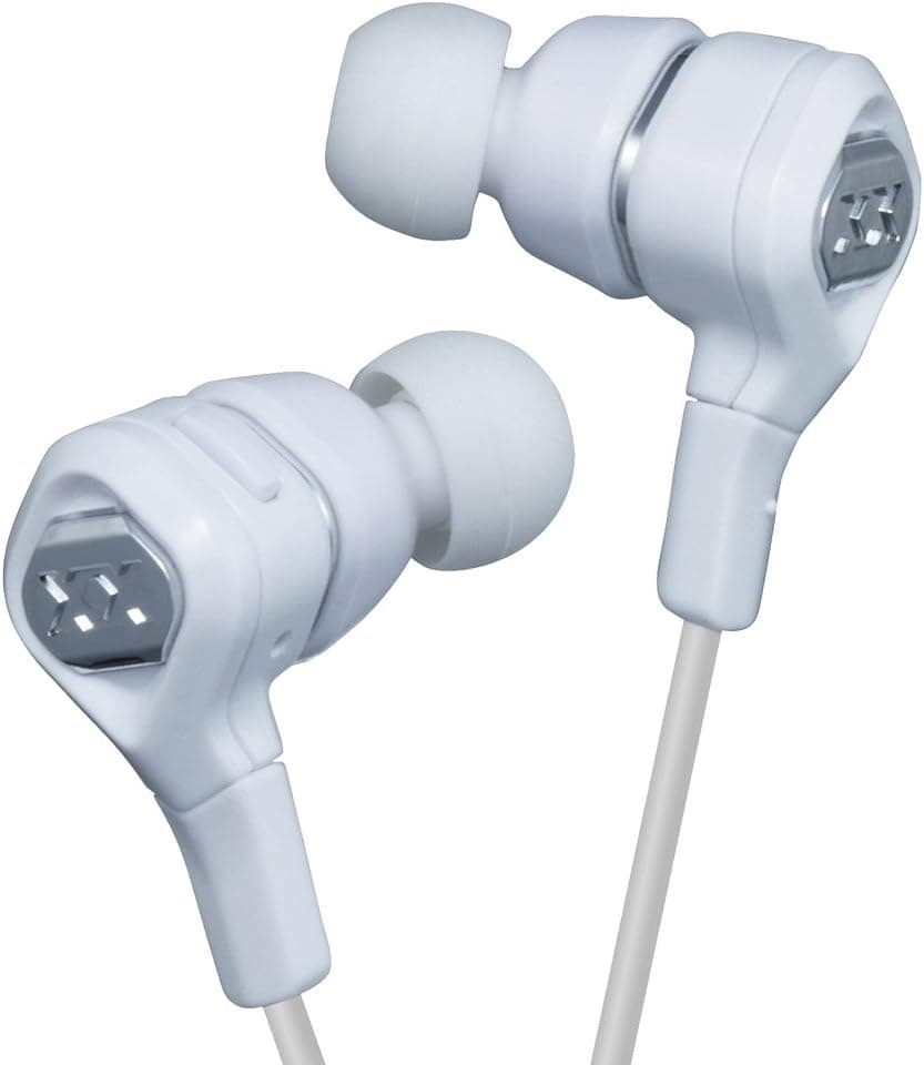 JVC HA-FR100X-SE in-Ear Headphones Silver/White