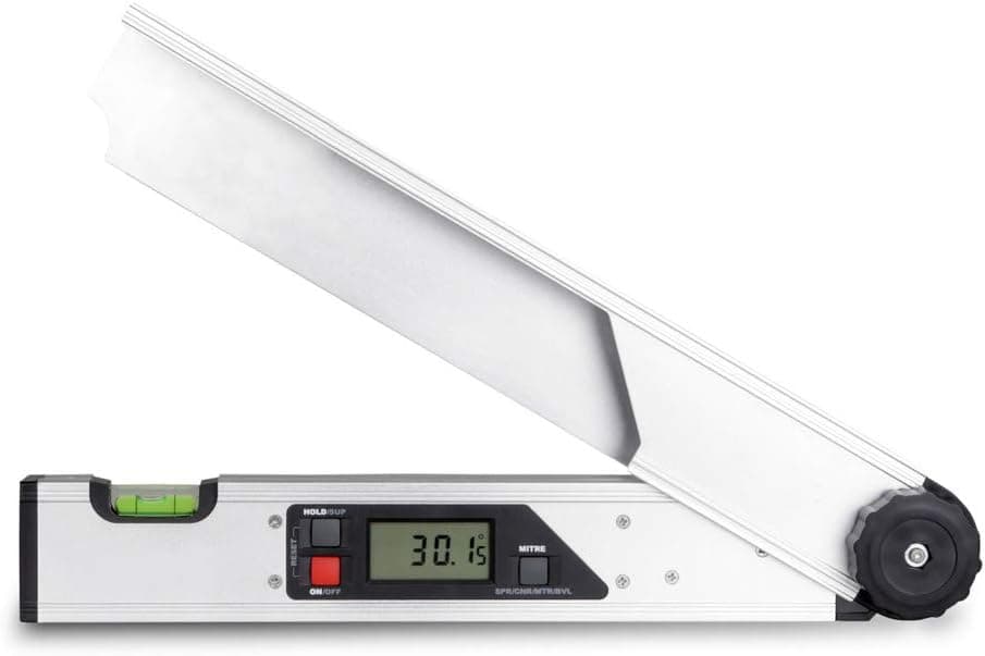 GemRed 83015 Crown Molding Protractor Digital Angle Finder (490mm(Accuracy 0.1degree Crown Molding Calculation)