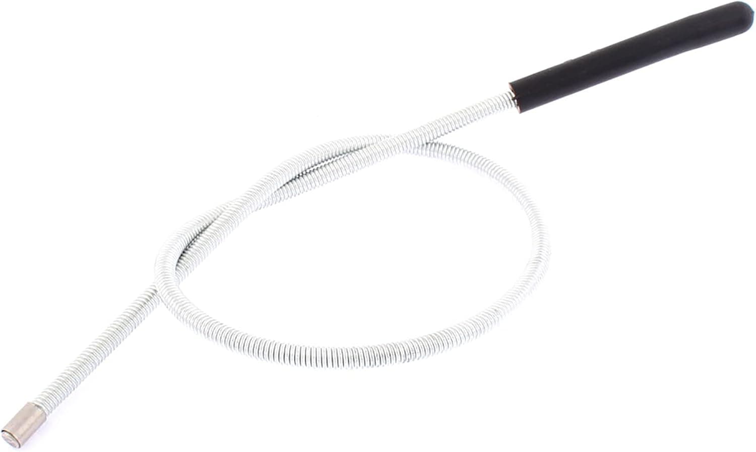 uxcell Telescopic Magnetic Pickup Rod Stick Extending Magnet Tool Silver Tone