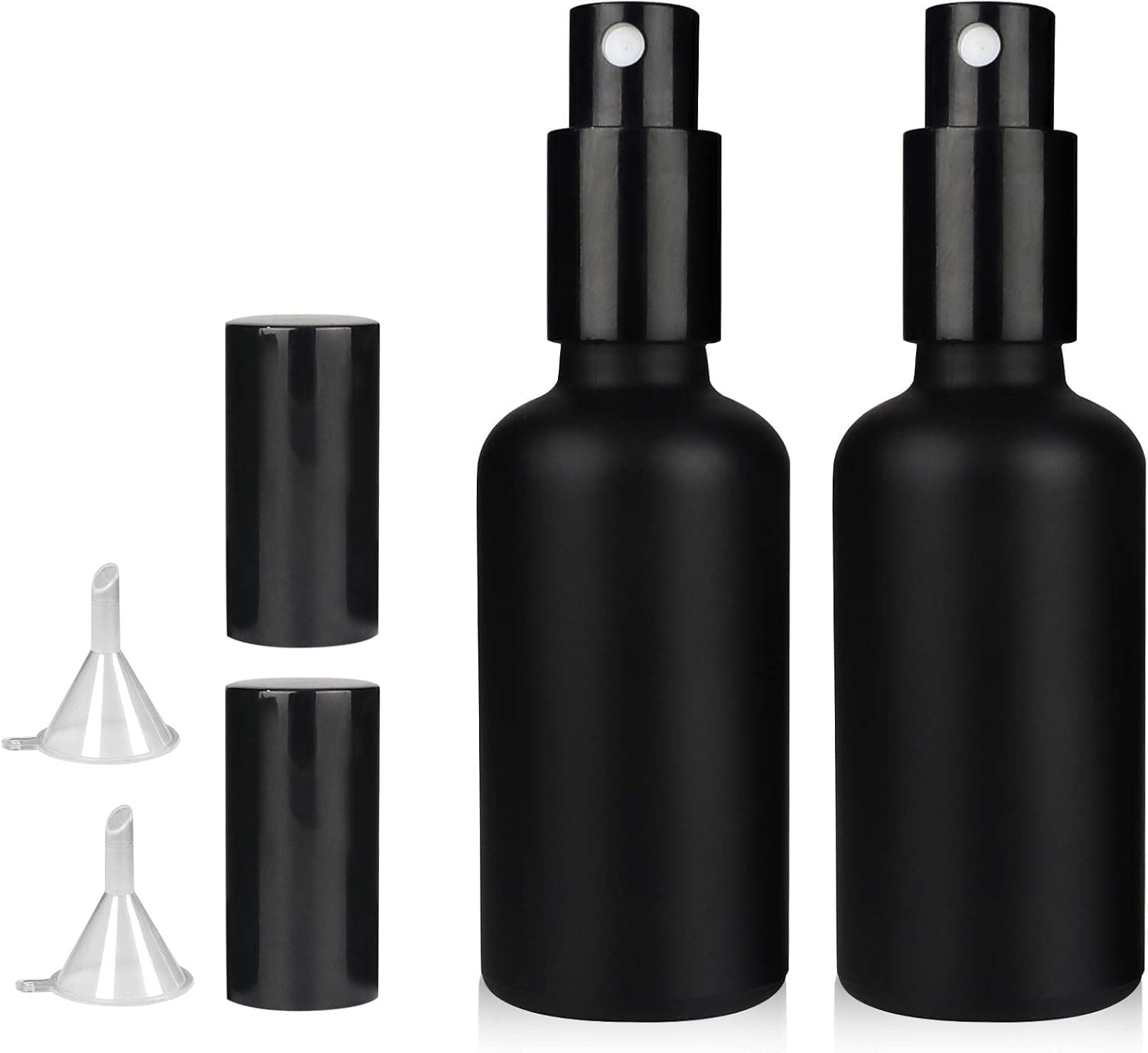 LINALL Cocktail Atomizer Vermouth Spritzer - 1.7OZ / 50ml, Martini Atomizer Spray Bottle for Cocktails Portable Perfume Refillable Sprayer, 2 Pack