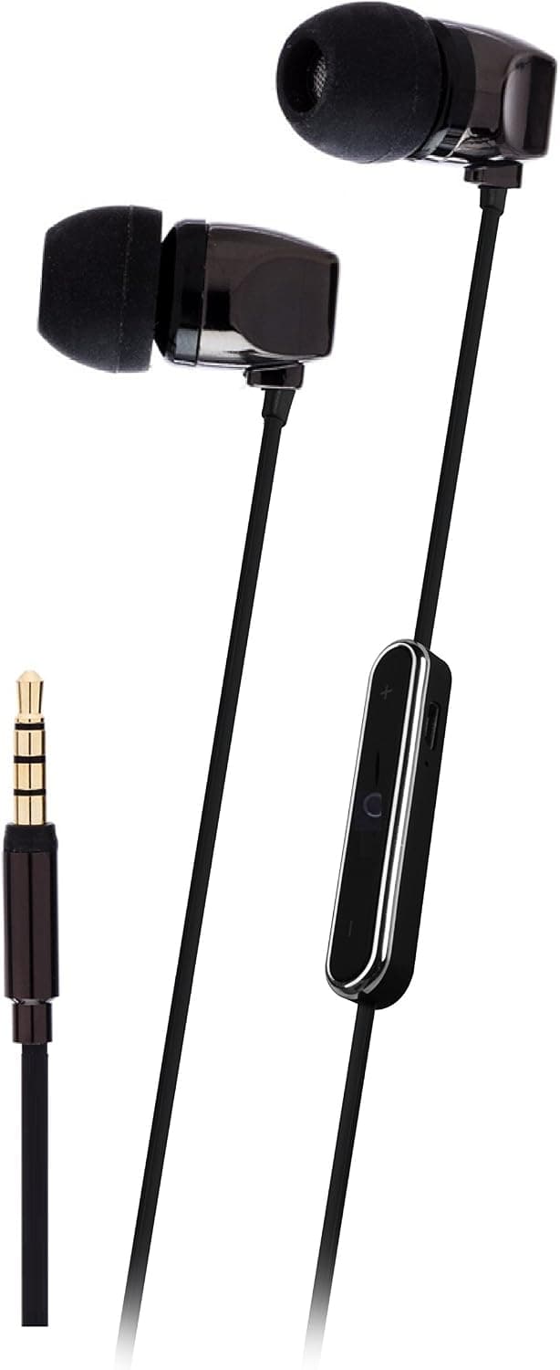 Headphones, Francois et Mimi Elite Apple MFI-Certified 3.5mm in-Ear Noise-isolating Earbuds Headphones with Mic, Retail Packaging!